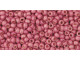 The uniform size and shape of Toho seed beads make them an excellent choice for beadwork and consistently-sized spacers.Toho seed beads are usually colorfast; however, galvanized and silver-lined  beads may fade over time. Protect them from bleach, excessive friction and direct sunlight to keep them looking like new. Seed Bead Facts What are seed beads? Popular, tiny glass beads commonly used for weaving and embellishment.How are they made? Glass is pulled or drawn using a hollow tube, and then   the glass is cut in small pieces. They are sometimes reheated to round   the ends.What's that funny little zero? That zero refers to   the number of aughts, which is a unit used to indicate the size of   small beads. The scale is inverted, so larger numbers of aughts   correspond to smaller beads (i.e. the bigger the number, the smaller   the bead). Size 11 would be 00000000000, but since that takes up too much   room, it is abbreviated to 110.  See Related Products links (below) for similar items and additional jewelry-making supplies that are often used with this item. 