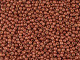 TOHO Glass Seed Bead, Size 11, 2.1mm, PermaFinish - Matte Galvanized Brick Red (Tube)