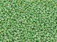 TOHO Glass Seed Bead, Size 11, 2.1mm, PermaFinish - Galvanized Sea Foam (Tube)