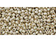 TOHO Glass Seed Bead, Size 11, 2.1mm, PermaFinish - Galvanized Aluminum (Tube)