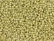 TOHO Glass Seed Bead, Size 11, 2.1mm, PermaFinish - Frosted Galvanized Yellow Gold (Tube)