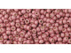 The uniform size and shape of Toho seed beads make them an excellent choice for beadwork and consistently-sized spacers.Toho seed beads are usually colorfast; however, galvanized and silver-lined  beads may fade over time. Protect them from bleach, excessive friction and direct sunlight to keep them looking like new. Seed Bead Facts What are seed beads? Popular, tiny glass beads commonly used for weaving and embellishment.How are they made? Glass is pulled or drawn using a hollow tube, and then   the glass is cut in small pieces. They are sometimes reheated to round   the ends.What's that funny little zero? That zero refers to   the number of aughts, which is a unit used to indicate the size of   small beads. The scale is inverted, so larger numbers of aughts   correspond to smaller beads (i.e. the bigger the number, the smaller   the bead). Size 11 would be 00000000000, but since that takes up too much   room, it is abbreviated to 110.  See Related Products links (below) for similar items and additional jewelry-making supplies that are often used with this item. 