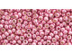 TOHO Glass Seed Bead, Size 11, 2.1mm, PermaFinish - Galvanized Pink Lilac (Tube)