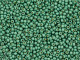 TOHO Glass Seed Bead, Size 11, 2.1mm, Permafinish - Matte Galvanized Jade Green (Tube)