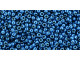 TOHO Glass Seed Bead, Size 11, 2.1mm, Permafinish - Galvanized Turkish Blue (Tube)