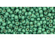 The uniform size and shape of Toho seed beads make them an excellent choice for beadwork and consistently-sized spacers.Toho seed beads are usually colorfast; however, galvanized and silver-lined  beads may fade over time. Protect them from bleach, excessive friction and direct sunlight to keep them looking like new. Seed Bead Facts What are seed beads? Popular, tiny glass beads commonly used for weaving and embellishment.How are they made? Glass is pulled or drawn using a hollow tube, and then   the glass is cut in small pieces. They are sometimes reheated to round   the ends.What's that funny little zero? That zero refers to   the number of aughts, which is a unit used to indicate the size of   small beads. The scale is inverted, so larger numbers of aughts   correspond to smaller beads (i.e. the bigger the number, the smaller   the bead). Size 11 would be 00000000000, but since that takes up too much   room, it is abbreviated to 110.  See Related Products links (below) for similar items and additional jewelry-making supplies that are often used with this item. 