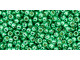 TOHO Glass Seed Bead, Size 11, 2.1mm, Permafinish - Galvanized Spring Green (Tube)