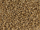 TOHO Glass Seed Bead, Size 11, 2.1mm, PermaFinish - Galvanized Almond (Tube)