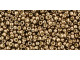 TOHO Glass Seed Bead, Size 11, 2.1mm, PermaFinish - Galvanized Almond (Tube)