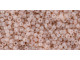 TOHO Glass Seed Bead, Size 11, 2.1mm, HYBRID ColorTrends: Milky - Warm Taupe (Tube)