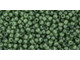 TOHO Glass Seed Bead, Size 11, 2.1mm, HYBRID ColorTrends: Milky - Greenery (Tube)