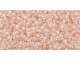 TOHO Glass Seed Bead, Size 15, 1.5mm, Transparent-Rainbow Rosaline (Tube)