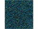 TOHO Glass Seed Bead, Size 15, 1.5mm, Transparent-Rainbow Teal (Tube)