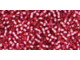 TOHO Glass Seed Bead, Size 15, 1.5mm, Silver-Lined Mauve (Tube)