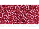TOHO Glass Seed Bead, Size 15, 1.5mm, Silver-Lined Mauve (Tube)