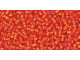 TOHO Glass Seed Bead, Size 15, 1.5mm, Silver-Lined Siam Ruby (Tube)