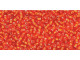 TOHO Glass Seed Bead, Size 15, 1.5mm, Silver-Lined Lt Siam Ruby (Tube)