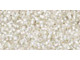 TOHO Glass Seed Bead, Size 15, 1.5mm, Silver-Lined Crystal (Tube)