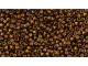 TOHO Glass Seed Bead, Size 15, 1.5mm, Olympic Bronze (Tube)