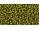 TOHO Glass Seed Bead, Size 15, 1.5mm, Semi Glazed - Olive (Tube)