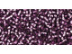 TOHO Glass Seed Bead, Size 15, 1.5mm, Silver-Lined Lt Grape (Tube)