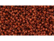 TOHO Glass Seed Bead, Size 15, 1.5mm, Semi Glazed - Burnt Orange (Tube)