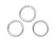 Sterling Silver Jump Ring, Round - 8mm, 18-gauge (10 Pieces)