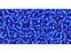 TOHO Glass Seed Bead, Size 15, 1.5mm, Silver-Lined Cobalt (Tube)