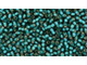 TOHO Glass Seed Bead, Size 15, 1.5mm, Silver-Lined Frosted Teal (Tube)