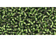 TOHO Glass Seed Bead, Size 15, 1.5mm, Silver-Lined Olivine (Tube)