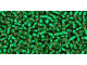 TOHO Glass Seed Bead, Size 15, 1.5mm, Silver-Lined Green Emerald (Tube)