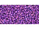 TOHO Glass Seed Bead, Size 15, 1.5mm, Higher-Metallic Grape (Tube)