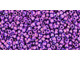 The uniform size and shape of Toho seed beads make them an excellent choice for beadwork and consistently-sized spacers.Toho seed beads are usually colorfast; however, galvanized and silver-lined  beads may fade over time. Protect them from bleach, excessive friction and direct sunlight to keep them looking like new. Seed Bead Facts What are seed beads? Popular, tiny glass beads commonly used for weaving and embellishment.How are they made? Glass is pulled or drawn using a hollow tube, and then   the glass is cut in small pieces. They are sometimes reheated to round   the ends.What's that funny little zero? That zero refers to   the number of aughts, which is a unit used to indicate the size of   small beads. The scale is inverted, so larger numbers of aughts   correspond to smaller beads (i.e. the bigger the number, the smaller   the bead). Size 11 would be 00000000000, but since that takes up too much   room, it is abbreviated to 110.  See Related Products links (below) for similar items and additional jewelry-making supplies that are often used with this item. 