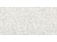 TOHO Glass Seed Bead, Size 15, 1.5mm, Opaque-Rainbow White (Tube)