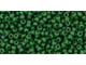 TOHO Glass Seed Bead, Size 15, 1.5mm, Opaque Pine Green (Tube)