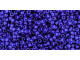 TOHO Glass Seed Bead, Size 15, 1.5mm, Opaque Navy Blue (Tube)