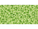 TOHO Glass Seed Bead, Size 15, 1.5mm, Opaque Sour Apple (Tube)