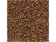 TOHO Glass Seed Bead, Size 15, 1.5mm, Gold-Lustered Dk Topaz (Tube)