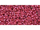 TOHO Glass Seed Bead, Size 15, 1.5mm, Gold-Lustered Raspberry (Tube)