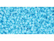 TOHO Glass Seed Bead, Size 15, 1.5mm, Opaque Blue Turquoise (Tube)