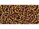 TOHO Glass Seed Bead, Size 15, 1.5mm, Silver-Lined Smoky Topaz (Tube)