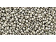 TOHO Glass Seed Bead, Size 15, 1.5mm, Nickel (Tube)