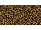 TOHO Glass Seed Bead, Size 15, 1.5mm, Matte-Color Dk Copper (Tube)