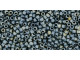 TOHO Glass Seed Bead, Size 15, 1.5mm, Matte-Color Gun Metal (Tube)