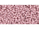 TOHO Glass Seed Bead, Size 15, 1.5mm, Opaque-Pastel-Frosted Lt Lilac (Tube)