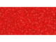 TOHO Glass Seed Bead, Size 15, 1.5mm, Transparent Siam Ruby (Tube)