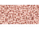 TOHO Glass Seed Bead, Size 15, 1.5mm, Opaque-Pastel-Frosted Shrimp (Tube)