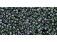 TOHO Glass Seed Bead, Size 15, 1.5mm, Metallic Moss (Tube)