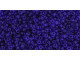 TOHO Glass Seed Bead, Size 15, 1.5mm, Transparent Cobalt (Tube)