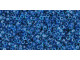 TOHO Glass Seed Bead, Size 15, 1.5mm, Inside-Color Aqua/Capri-Lined (Tube)